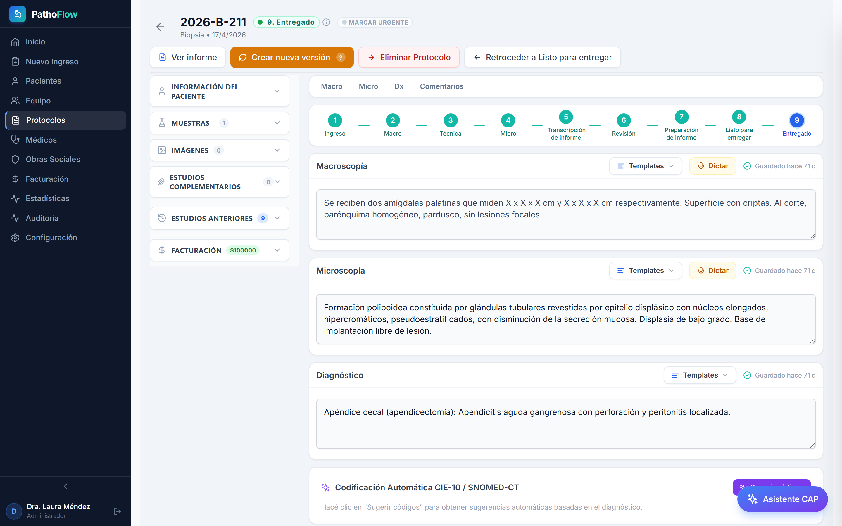 Pathoflow PathoFlow — Software para Laboratorios de Anatomía Patológica